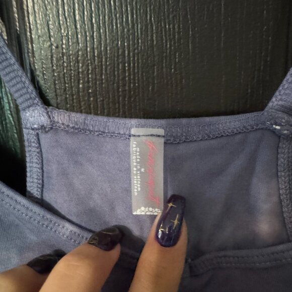 NWT Free People Jump Suit Shorts Tie Dye Pink Purple White Medium - Picture 3 of 4